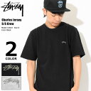 ステューシー STUSSY カットソー 半袖 メンズ Charles Jersey(stussy crew クルー ピケ 鹿の子 Tシャツ ティーシャツ T-SHIRTS トップス メンズ・男性用 1140073 USAモデル 正規 品 ストゥーシー スチューシー) ice filed icefield
