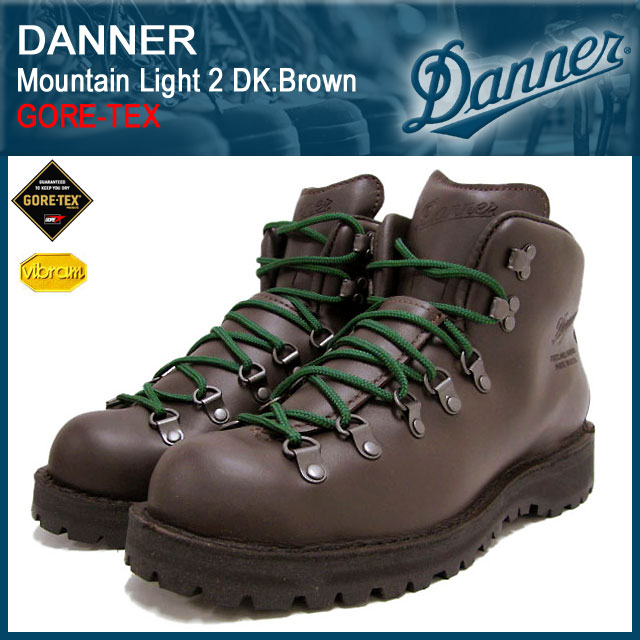 【送料無料】ダナー Danner マウンテンライト 2 ブーツ ダークブラウンレザー MADE IN USA ゴアテックス メンズ(男性 紳士用)(Danner DANNER 30800X Mountain Light 2 DK.Brown GORE-TEX ダナー アウトドア ブーツ)
