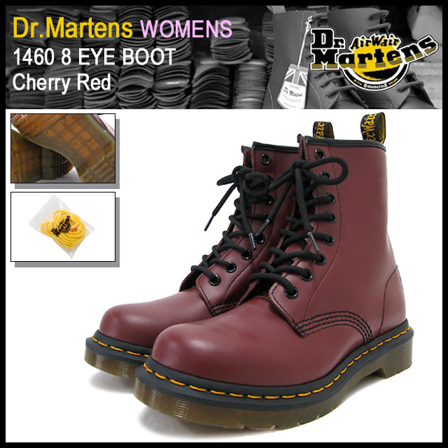 【楽天市場】ドクターマーチン Dr.Martens ウィメンズ 1460 8アイ ブーツ チェリーレッド レディース(dr.martens
