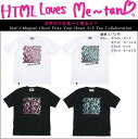 エイチ・ティー・エム・エル html×大堀恵 ポーク ユア ハート Tシャツ 半袖 コラボ(HTML×Megumi Ohori Poke Your Heart S/S Tee Collaboration)html×Megumi Ohori Poke Your Heart S/S Tee Collaboration