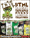 エイチ・ティー・エム・エル html×ガチャピン トランスフォーム Tシャツ 半袖 コラボ(HTML×Gachapin Transform S/S Tee Collaboration T-SHIRTS トップス)html×Gachapin Transform S/S Tee Collaboration