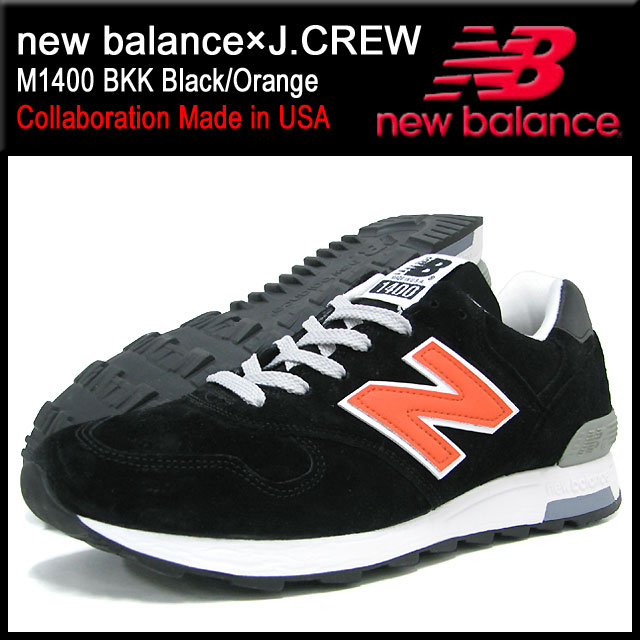 【楽天市場】ニューバランス new balance×J クルー スニーカー M1400 BKK Black/Orange コラボ メンズ(男性