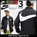 ナイキ NIKE ジャケット メンズ ウーブン ハイブリッド HD(nike Woven Hybrid HD JKT ナイロンジャケット コーチジャケット JACKET JAKET アウター ジャンパー・ブルゾン メンズ 男性用 861753) ice filed icefield