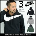 iCL NIKE vI[o[ p[J[ Y t[X nCubh(nike Fleece Hybrid Pullover Hoodie t[h t[fB Pull Over Hoody Parker gbvX YEjp 861715) ice filed icefield