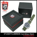 ステューシー STUSSY×LUMINOX Field Military ウォッチ コラボ(stussy ルミノックス watch ダブルネーム 時計 メンズ男性用 0380248)STUSSY×LUMINOX Field Military Watch コラボ