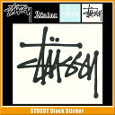 【ポイント5倍】ステューシー STUSSY Stock ステッカー(stussy sticker ステッカー メンズ・男性用 137002 スチューシー) ice filed icefield