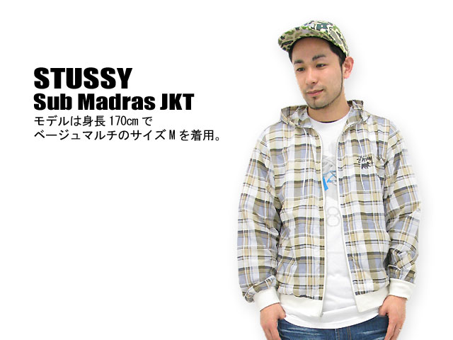 50%OFFSTUSSY(ƥ塼) Sub Madras JKTYDKG-m
