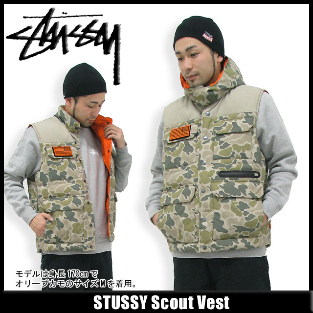 【送料無料】ステューシー STUSSY Scout ベスト(stussy vest ベスト メンズ 男性用 0150070)【RCPmara1207】