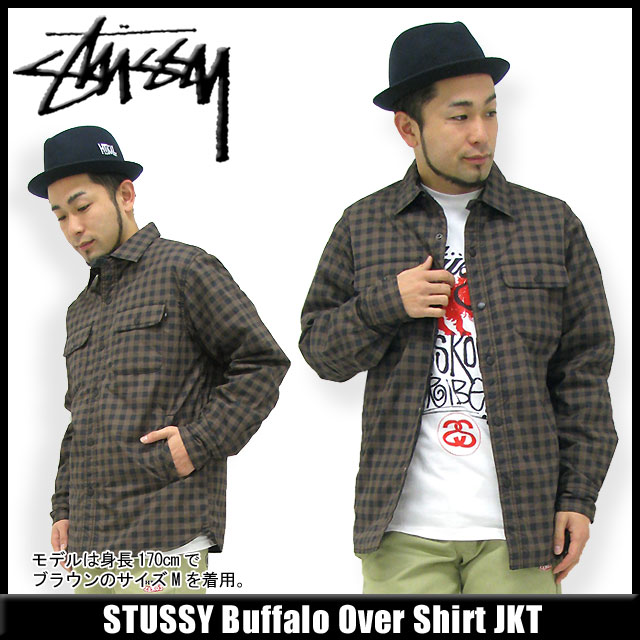 【送料無料】ステューシー STUSSY Buffalo Over Shirt ジャケット(stussy jkt シャツジャケット メンズ 男性用 011784)【RCPmara1207】