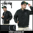 ステューシー STUSSY Lettermans ジャケット(stussy jkt JACKET アウター トップス ジャンパー・ブルゾン スタジャン Stussy JAKET すてゅーしー メンズ 男性用 0150146) ice filed icefieldSTUSSY Lettermans JKT