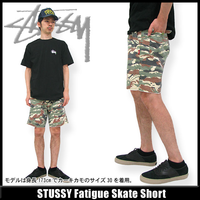 ステューシー STUSSY Fatigue Skate ショーツ(stussy short pant ショートパンツ ハーフパンツ メンズ 男性用 012488)【RCPmara1207】