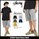 ステューシー STUSSY ハーフパンツ メンズ Stock Fleece(stussy short pant ショーツ スウェットショーツ ショートパンツ ハーパン ボトムス メンズ・男性用 112178 ストゥーシー スチューシー) ice filed icefield