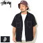 ステューシー STUSSY シャツ 半袖 メンズ Contrast Pick Stitched ( stussy shirt カジュアルシャツ トップス メンズ 男性用 1110235 USAモデル 正規 品 ストゥーシー スチューシー ) ice field icefield 23,100円