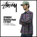 ステューシー STUSSY Beaming Plaid シャツ 長袖(stussy shirt シャツ メンズ 男性用 011741)STUSSY Beaming Plaid L/S Shirt