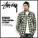 ステューシー STUSSY Triple Buffalo シャツ 長袖(stussy shirt シャツ メンズ 男性用 011785)STUSSY Triple Buffalo L/S Shirt