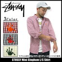 ステューシー STUSSY Mini Gingham シャツ 長袖(stussy shirt シャツ メンズ 男性用 011847)STUSSY Mini Gingham L/S Shirt