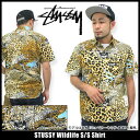 ステューシー STUSSY Wildlife シャツ 半袖(stussy shirt シャツ メンズ 男性用 111657 Stussy stussy スチューシー) ice filed icefieldSTUSSY Wildlife S/S Shirt