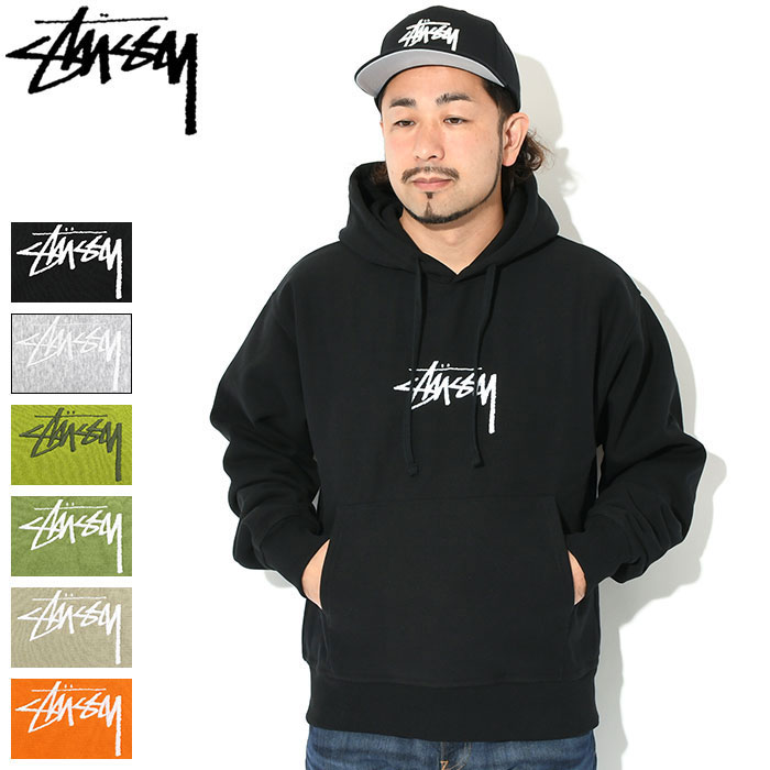 ステューシー STUSSY パーカー プルオーバー メンズ Stock Logo Applique ( <strong>stussy</strong> Pullover Hoodie フード フーディ スウェット Pull Over Hoody Parker トップス メンズ 男性用 118475 USAモデル 正規 品 ストゥーシー スチューシー ) ice field icefield