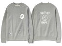 STUSSY(ステューシー)×BAPE Species Crew Sweat 30周年記念 コラボ