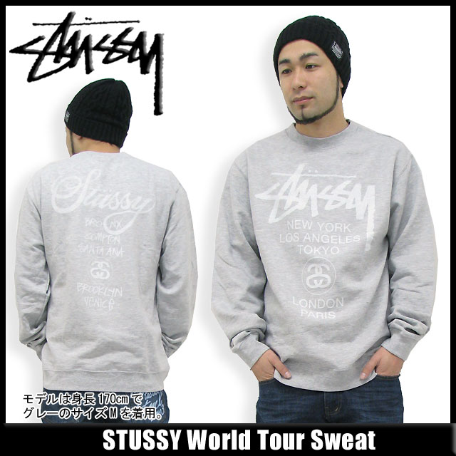 ステューシー STUSSY World Tourスウェット(stussy sweat トレーナー メンズ 男性用 1912659)【RCPmara1207】