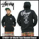 ステューシー STUSSY 12F World Tour プルオーバー パーカー(stussy hooded sweat フード フーディ メンズ トップス Pull Over Hoody Parker 男性用 1922861)STUSSY 12F World Tour Hooded Sweat