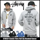 ステューシー STUSSY Comin Thru ジップアップ パーカー(stussy full zip hooded sweat フード フーディ メンズ トップス Zip up Hoody Parker フルジップ 男性用 1972943) ice filed icefieldSTUSSY Comin Thru Full Zip Hooded Sweat