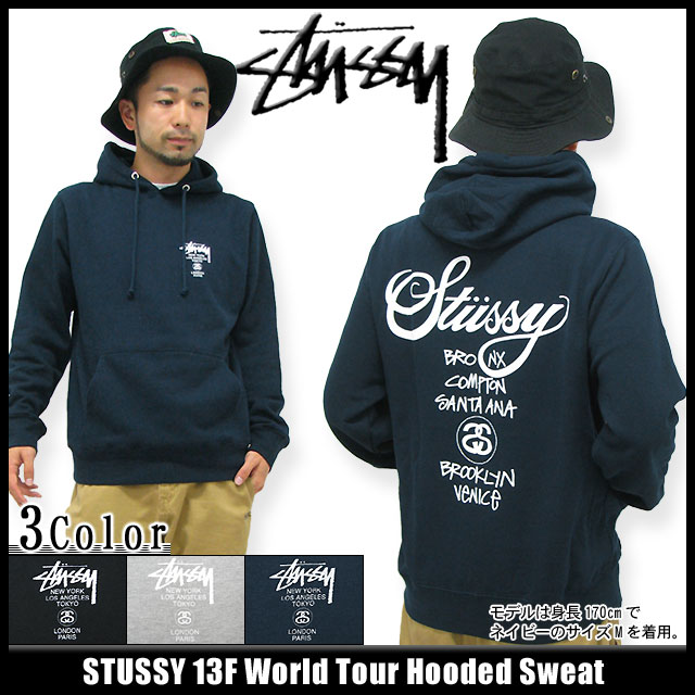 ステューシー STUSSY 13F World Tour プルオーバー パーカー(stussy hooded sweat フード フーディ メンズ トップス Pull Over Hoody Parker 男性用 1923118 Stussy stussy ストゥーシー スチューシー) ice filed icefieldSTUSSY 13F World Tour Hooded Sweat