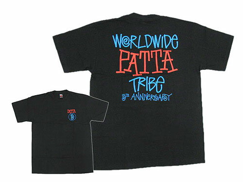 ステューシー STUSSY×Patta Tribe 5th Anniversary Tシャツ 半袖 パッタ コラボ(stussy tee ティーシャツ Wネーム メンズ男性用 3902009)【RCPmara1207】