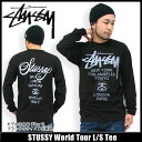 ステューシー STUSSY World Tour Tシャツ 長袖(stussy tee ロング ロンティー メンズ 男性用 1992659)STUSSY World Tour L/S Tee