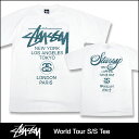 ステューシー STUSSY World Tour Tシャツ 半袖(stussy tee ティーシャツ メンズ 男性用 1902659)STUSSY World Tour S/S Tee