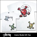 ステューシー STUSSY Camo Skulls Tシャツ 半袖(stussy tee ティーシャツ メンズ 男性用 1902612)STUSSY Camo Skulls S/S Tee