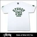 ステューシー STUSSY State of Mind Tシャツ 半袖(stussy tee ティーシャツ メンズ 男性用 1902724)STUSSY State of Mind S/S Tee