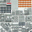 marimekko マリメッコ テーブルクロス PUISTO-OSASTO (10cm単位の販売) 撥水加工(はっすい) ビニールコーティング まりめっこ