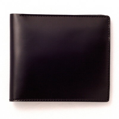 コードバン財布 二ツ折 【送料無料】 【傘屋伝七/080010k】