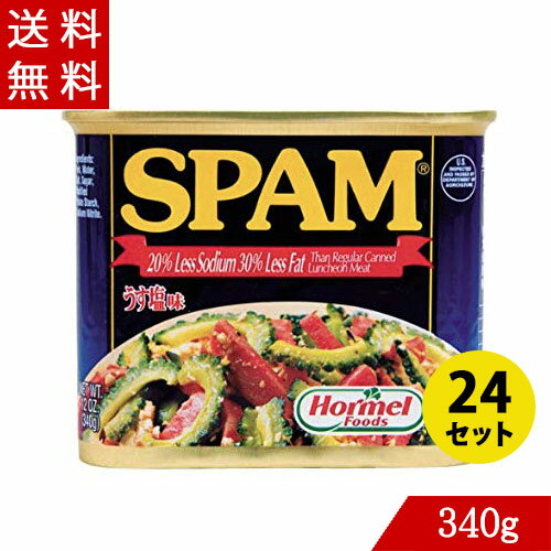 ポークランチョンミート(SPAM <strong>スパム</strong>) うす塩 340g×24 缶詰