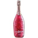 レッド ラメ入りスパークリングワイン プラチナム フレグランス ストロベリー&ミント No.5 750ml スペイン