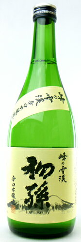 【東北銘醸株式会社】初孫　特別本醸造　峰の雪渓　720ml　山形の日本酒
