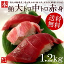 本まぐろ「大トロ・中トロ・赤身!」ずっしり1.2k