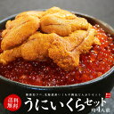 【送料無料】無添加うに＆イクラ丼4杯分！無添加生ウニと北海道産いくら醤油漬け絶品