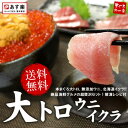 【あす楽利用でまだ間に合う母の日ギフト】【送料無料】本マグロ大トロ、ウニ・イクラ！鮪の王様本まぐろ、無添加お刺身ウニ、北海道産イクラ♪絶品グルメてんこ盛り【楽ギフ_メッセ入力】【あす楽対応】【父の日、御祝内祝】【福袋】【02P06may13】[[海鮮セット]