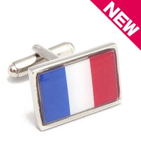 【カフスボタンカフリンクス】フランス国旗【送料無料】【あす楽対応_北海道】【楽ギフ_包装】