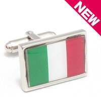 【カフスボタンカフリンクス】イタリア国旗ITALIANFLAG【送料無料】【あす楽対応_北海道】【楽ギフ_包装】