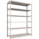TRUSCO(トラスコ中山):TRUSCO M2型軽中量棚 1760X600XH2400 6段 単体 ネオグレー M2-8666【メーカー直送品】 オレンジブック 4500954