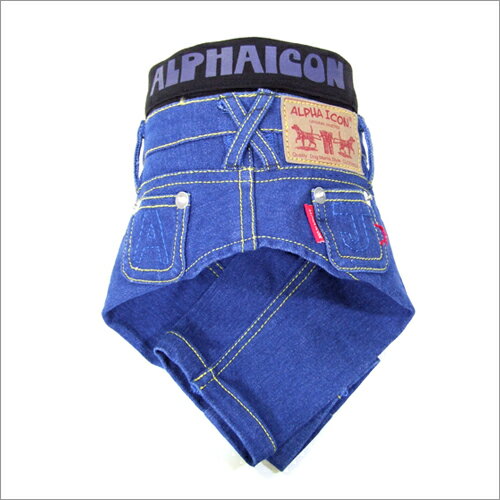 【アウトレットSALE】ALPHAICON 直営店 【小型犬/SS・S】 ALPHAICON JEANS カラーデニムパンツ==