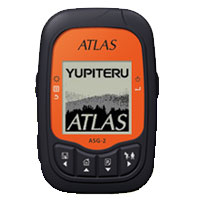 ATLAS（ASG-2）【日本語表示GPSレシーバ＆データロガー】LCD画面付き【送料・代引手数料無料】《あす楽対応》