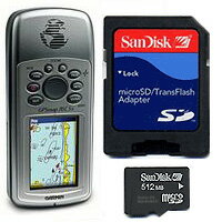 大幅値下げ【新発売】【送料・代引手数料無料】GPSMAP 76CSx SanDisk MicroSD Card 【512MB】（...