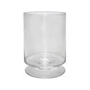 ガラス製 キャンドルホルダー メインステイズ Mainstays 16.5cm ハリケーン クリアー ガラス