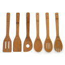 【本日クーポン5%:ポイント3倍】孟宗竹 キッチンツール セット メッシュバッグ入り 竹のキッチンへらセットLipper International