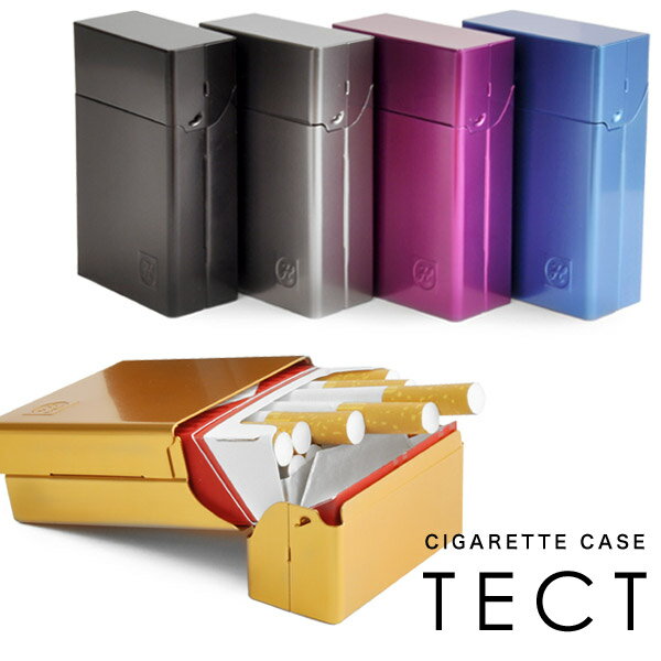 【楽天市場】シガレットケース TECT 20本 スライド式 タバコケース かわいい たばこ入れ 煙草ケース タバコ入れ たばこケース メール便