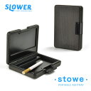 携帯灰皿 STORE WOODモデル 密閉式携帯灰皿 カード型 おしゃれ アイコス ブランド SLOWER メンズ レディース 木目調 プレゼント ギフト 消せる コンパクト シンプル かっこいい かわいい スリム スタイリッシュ IQOS 電子タバコ